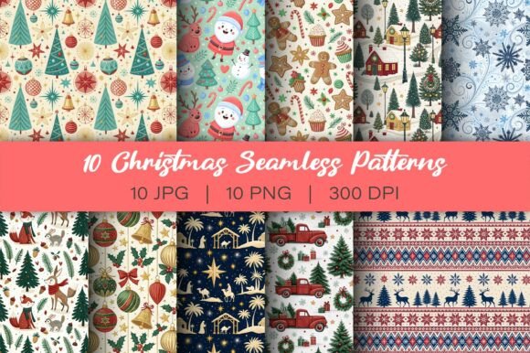 10 Christmas Seamless Pattern Bundle: A Practical Guide for Designers and Creators