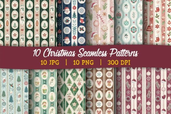 10 Retro Muted Holiday Digital Paper: A Practical Guide to Seamless Pattern Integration