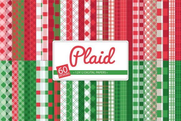Enhancing Holiday Creativity with the Christmas Plaid Paper Bundle: A Must-Have for Designers and Marketers