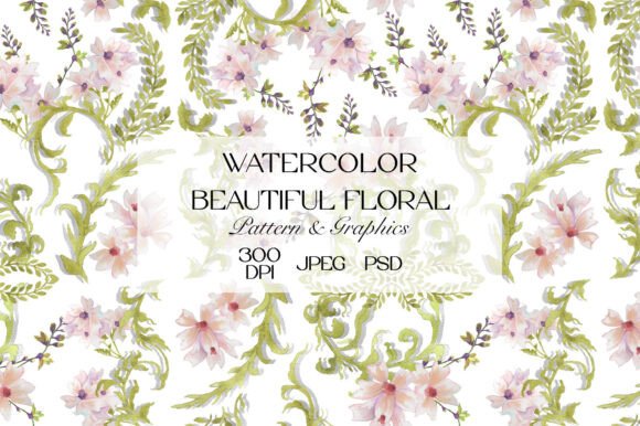 Exploring the Elegance of Romantic Watercolor Floral Patterns in Modern Design