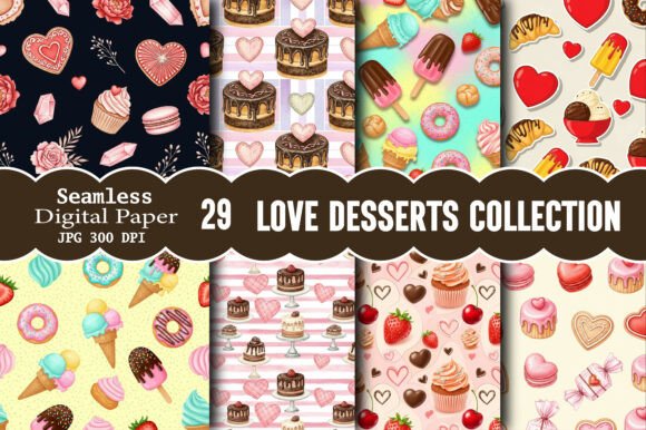 Love Desserts Collection Pattern - Set: Unleash Creative Possibilities
