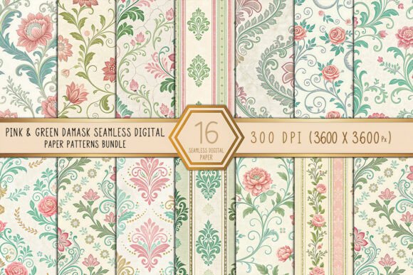 Pink Green Damask Seamless Digital – Everything You Need to Know Before Buying