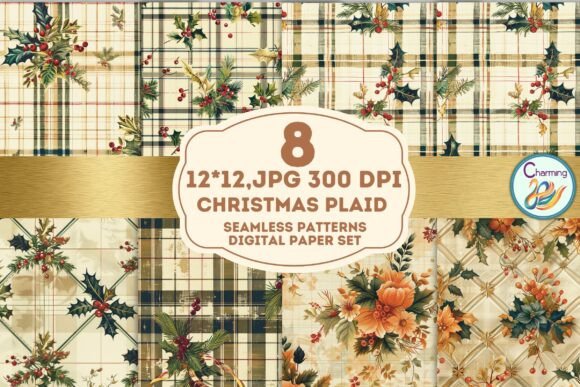 Seamless Paper Christmas Plaid: A Versatile Design Resource for Holiday Projects