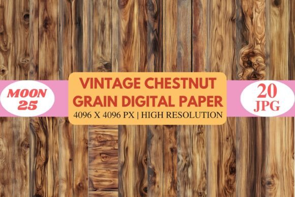 Vintage Chestnut Wood Grain Pack: A Timeless Addition to Modern Design